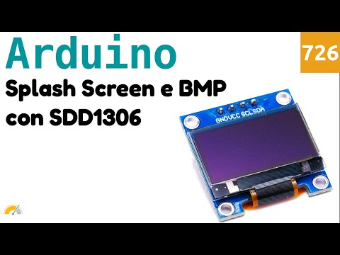 Visualizzare bitmap e splash screen su OLED SSD1306 con Arduino - Video 726