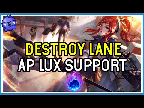 AP LUX SUPPORT DESTROYS in Laning Phase - League of Legends