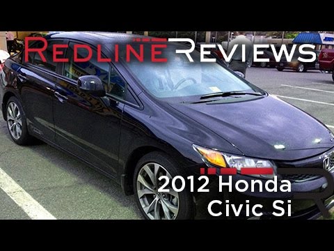 2012 Honda Civic Si Review, Walkaround, Exhaust, Test Drive