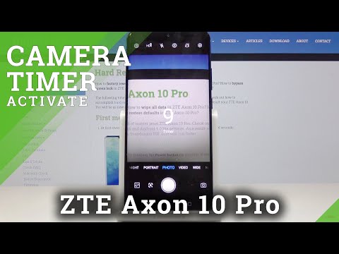 How to Set Camera Timer in ZTE Axon 10 Pro – Activate Countdown