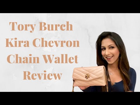 TORY BURCH KIRA CHEVRON CHAIN WALLET REVIEW