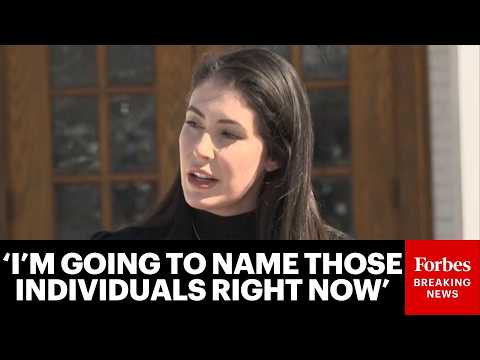 BREAKING: Anna Paulina Luna Names People She Believes Engaged In Sex Trafficking | Epstein Probe