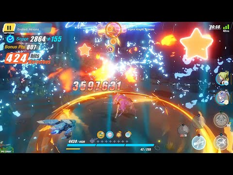 [EX Abyss] Nirvana 496D - AKA (Ignite) 806 - HFI (SSS), HTR (SS0), CN (SSS), 4*Kiana