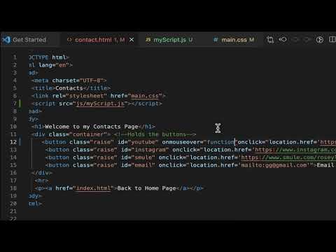 Change Button Text On Hover Using Html Css Javascript
