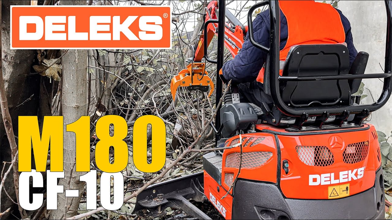 CF10 montata su miniescavatore M180 18Qli