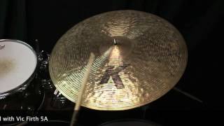 Video thumbnail for Zildjian 22" K Custom High Definition Ride by The Drum Shop - Portland, Maine