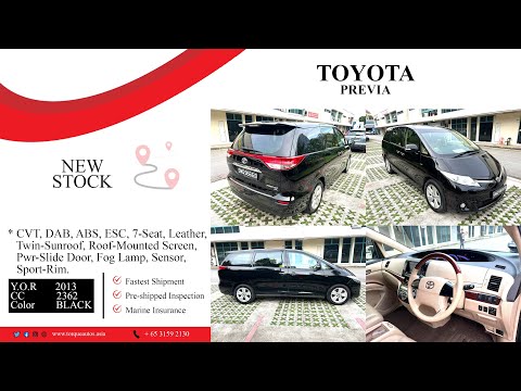 2013 TOYOTA PREVIA 2.4A - SMQ9666B - Torque Autos