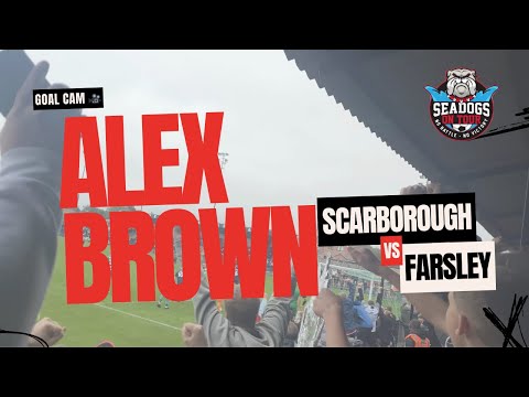 Farsley Celtic vs Scarborough - Alex Brown Goal