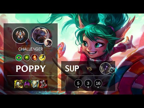 Poppy Support vs Alistar - BR Challenger Patch 11.3
