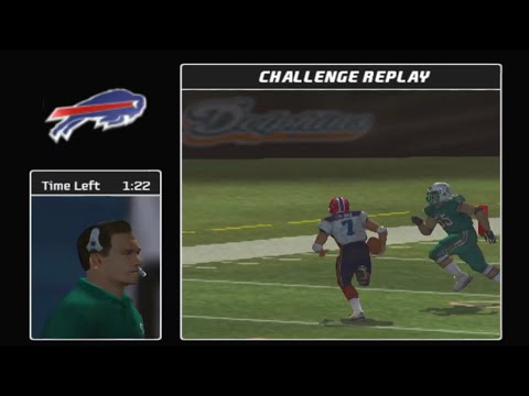 Madden NFL 06 (PS2) bills vs dolphins