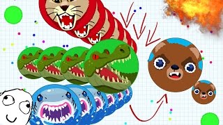Agar.io - TOP 10 TYPES OF TRICKSPLITS | Agario Tricks (Insane Tricksplit Montage)