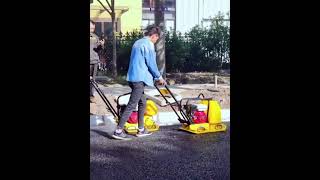 pc90 gasoline plate compactor for asphalt floor