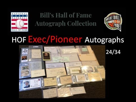 65) PC Showoff:  My HOF Pioneer/Executive Autograph Collection