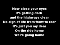 Blue October - She's My Ride Home Lyrics 