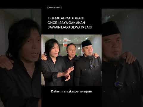 Ketemu Ahmad Dhani, Once : Saya Gak Akan Bawain Lagu Dewa 19 Lagi #shorts
