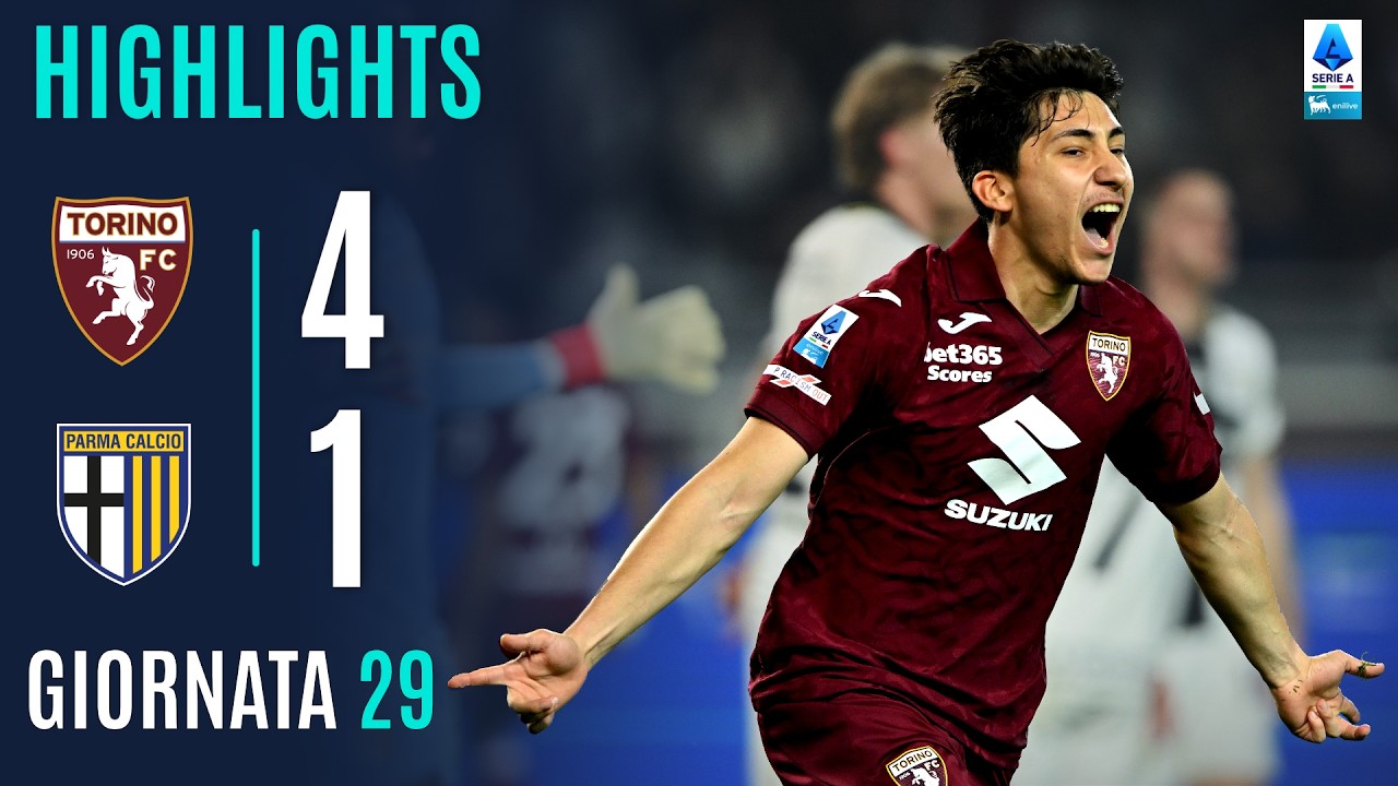 TORINO-PARMA 4-1 | HIGHLIGHTS | 29ª GIORNATA | SERIE A ENILIVE 2025/26