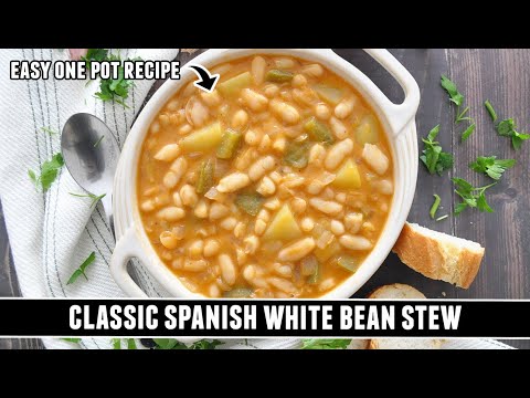 CLASSIC Spanish White Bean Stew | One of Spain's Most Iconic Recipes