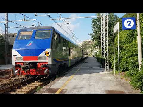Treno Regionale+Locomotore E464.197 Regionale 93943 Lamezia Terme Centrale-Reggio di C.C.
