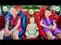 Baby Alex And Dasha Show Safety Rules In The Car