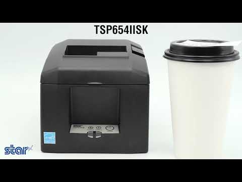 Star TSP654IISK Linerless Label Printer with Taken Sensor video thumbnail