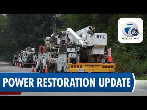 DTE ramps up restoration efforts after strong storms knock out ...