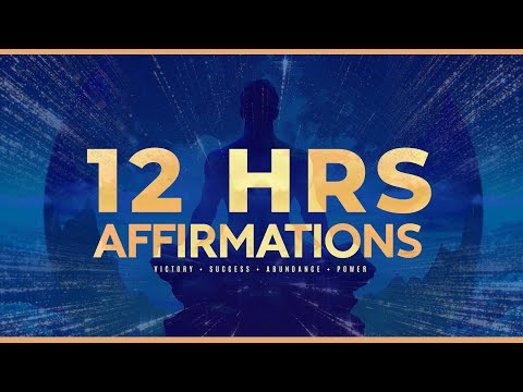12 Hrs Affirmations Supercut + Brownian Noise // Victory, Success, Abundance, Power