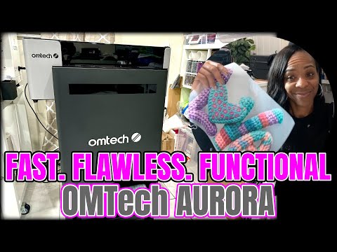 NEW DTF PRINTER | OmTech Aurora Direct to Film Unboxing | SETUP & FIRST USE!