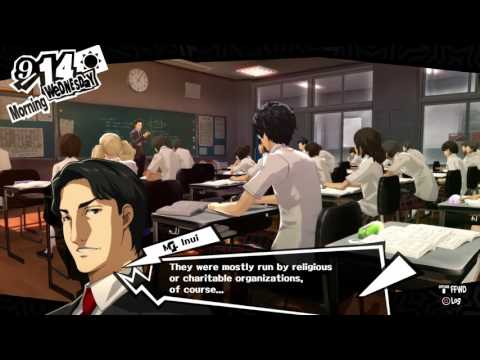 Persona 5 - 9/14 Wednesday: Mr Inui Class Thrift Stores Pop Quiz Question, 19th Century Answer