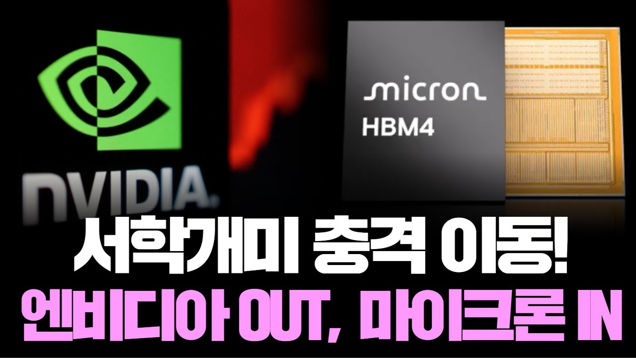 AI 투자 지형도 변화! 엔비디아 밀리고 마이크론 뜬 이유
