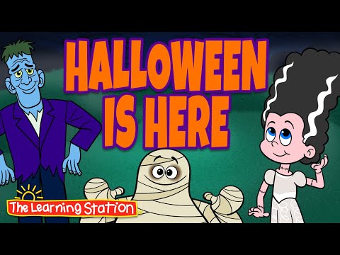 Halloween Songs for Kids 👻 Halloween Is Here 👻  Kids Halloween Songs 👻 by The Learning Station