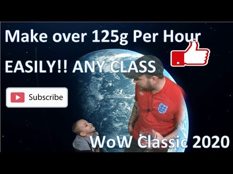 WoW Classic - Make gold fast. 125-200g per hour! Really easy farm for any class.