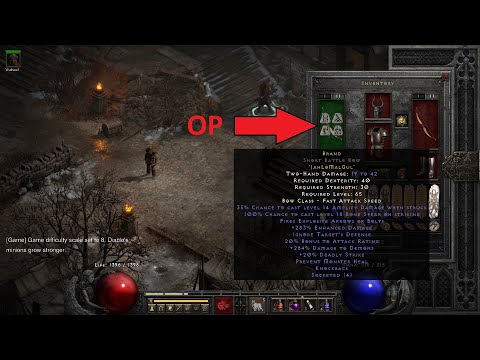 BRAND SWAP - Ultimate P8 Fury Druid Build - D2R Patch 2.5 Bone Break Charm! - Stats/Skill/Gear/Demos