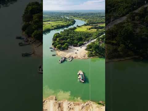 #drone  el ferry  de  sayaxche petén Guatemala