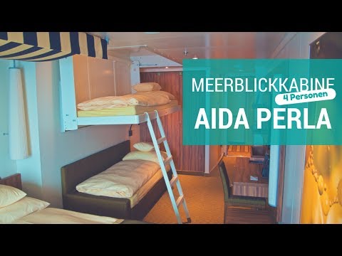 AIDAperla: Ocean view cabin for 4 people