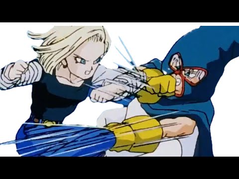 Dragon Ball Z - C18 VS Mighty Mask (Goten e Trunks) [Scontro Completo] IN ITALIANO