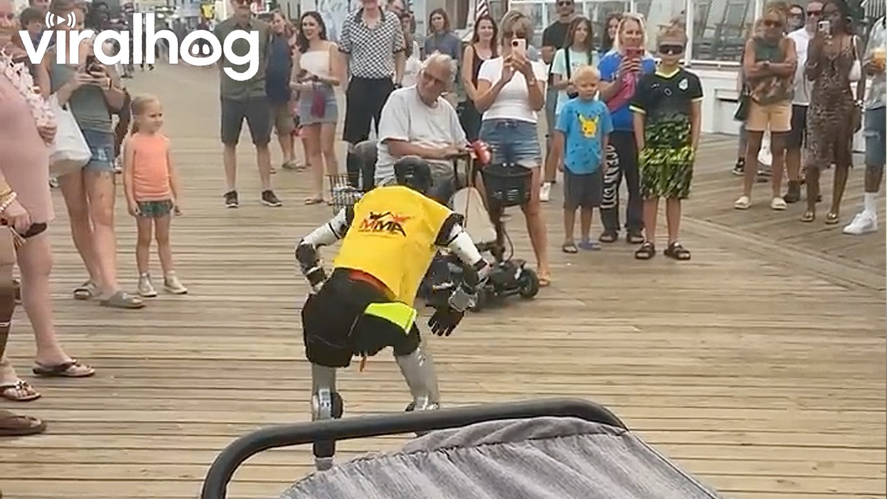 Robot Doing The Robot || ViralHog