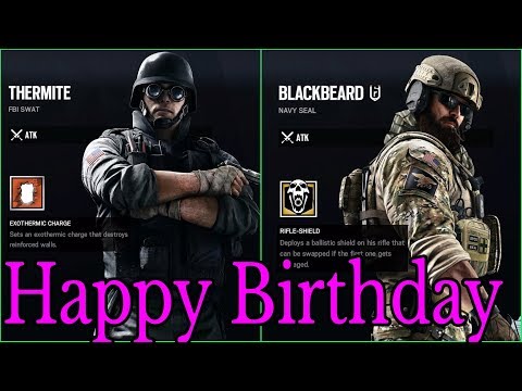 Thermite & Blackbeard Birthday Challenge - Rainbow Six Siege Burnt Horizon