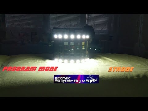 Cameo Superfly XS - Program mode