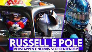 RUSSELL SURPREENDE COM POLE E MAX FICA MORDIDO | PÓS-CLASSIFICAÇÃO | GP de SINGAPURA (2025)