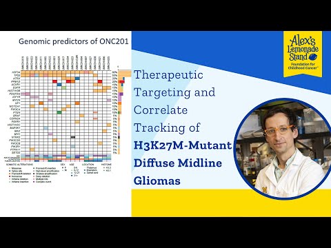 Therapeutic Targeting and Correlate Tracking of H3K27M-Mutant Diffuse Midline Gliomas