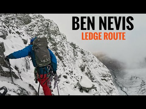 Ben Nevis via Ledge Route with Abacus Mountain Guides - Winter Climbing