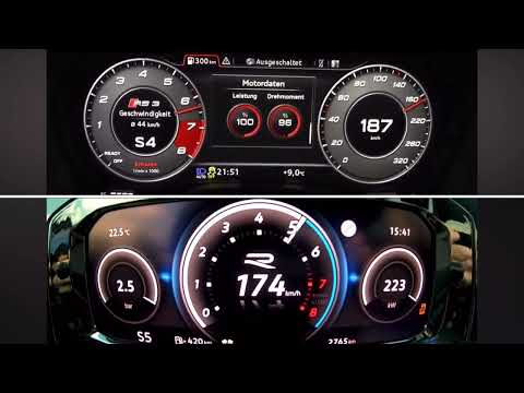 Audi Rs3 8v 400cv vs VW Golf 8r 320cv