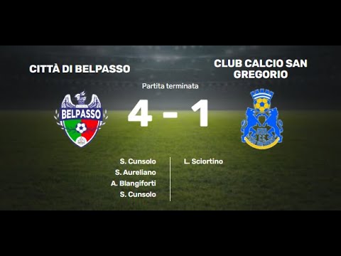 HIGHLIGHTS| 2* GIORNATA - PRIMA CATEGORIA| CITTA' DI BELPASSO 4-1 CLUB CALCIO SAN GREGORIO