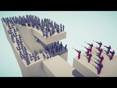 10x MILITARY SNIPERS vs 50x UNITS - Totally Accurate Battle Simulator TABS