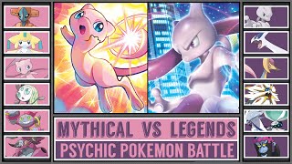Download lagu MYTHICAL vs LEGENDS | Psychic Pokémon Battle mp3