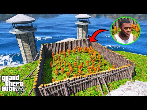 Franklin Trapped Inside The Most Dangerous Prison in GTA 5!