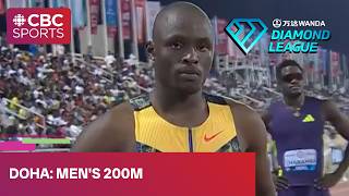 Men's 200m track final at Diamond League meet in Doha | #athletics #diamondleague