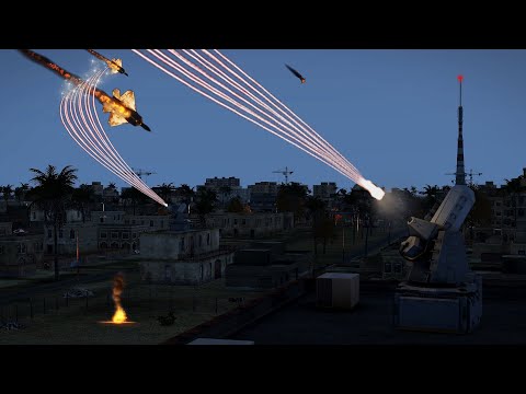 Fallujah - L-18 vs Phalanx CIWS - C-RAM - Military Simulation