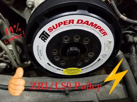 ATI 14% Lower Pulley assembly/install ZR1 LS9