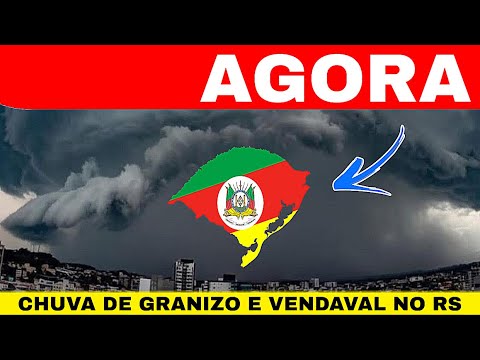 🚨AGORA -CHUVA de GRANIZO em SARANDI e VENDAVAL em SÃO BORJA-RS 😱ciclone em fúria 07/11/25 